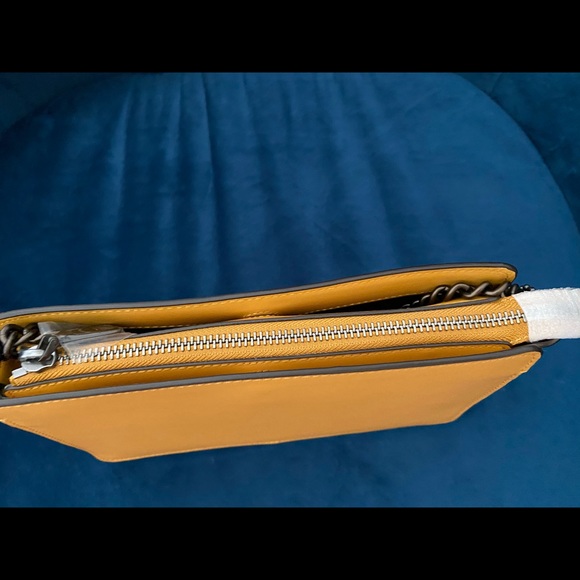 COACH Refined Calf Leather Chain Crossbody - Picture 5 of 7